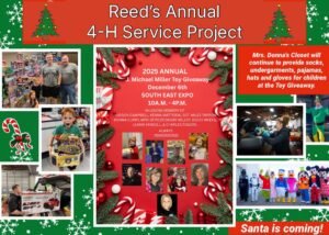 J. Micheal Miller Toy Giveaway / Reed Marcum's 4-H Service Project image0