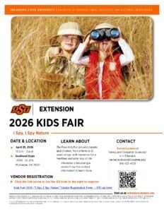 OSU Extension 2026 Kids Fair- I spy, I Spy Nature osu kids fair