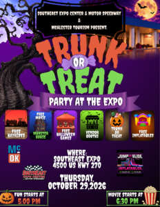 Trunk or Treat: Party at the Expo trunk or treat party at the expo flyer new portrait style